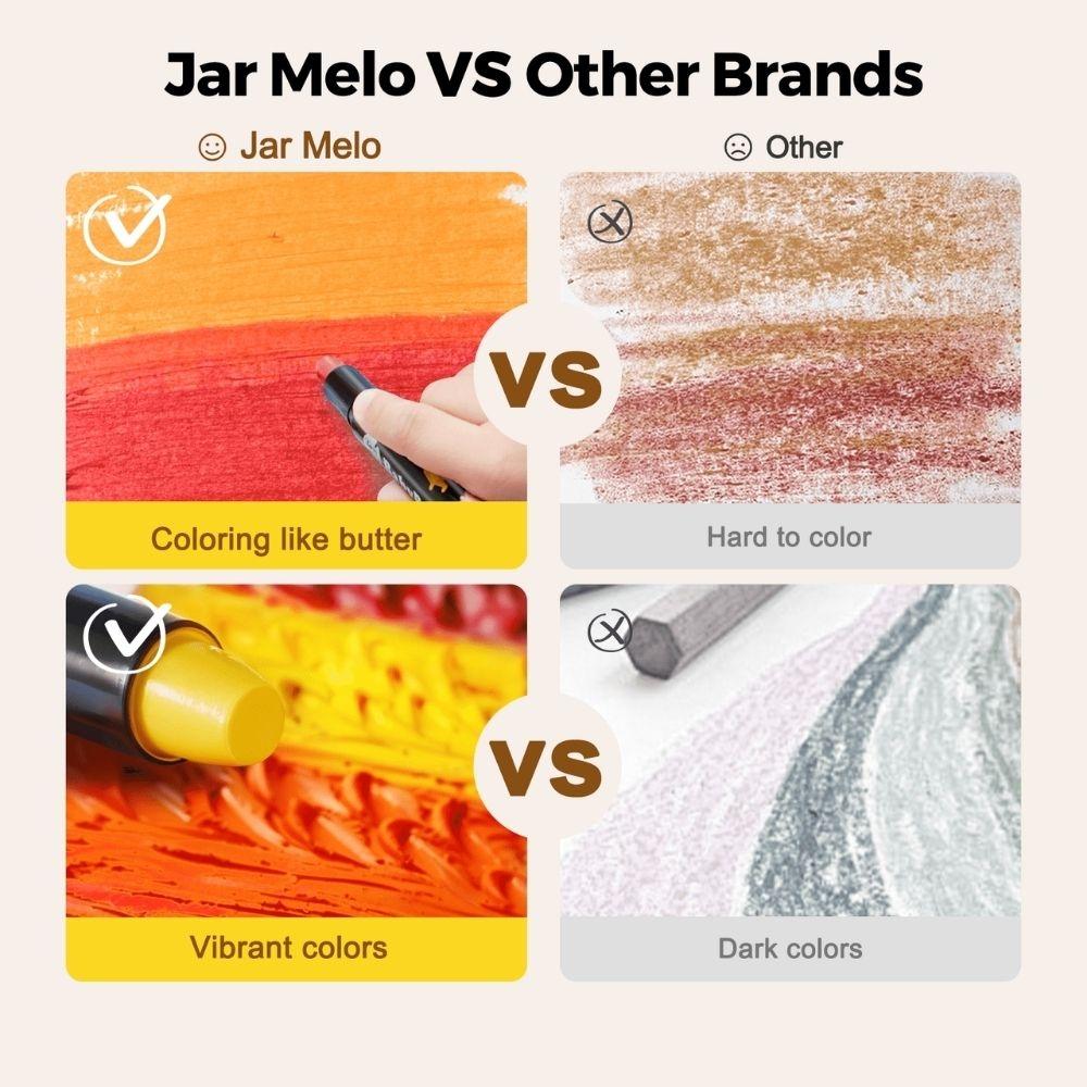 CERAS INFANTILES JARMELO ·CRAYONES SUAVES LAVABLES 6 COLORES· - Happy Moments Baby