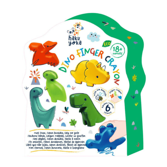 CERAS INFANTILES PARA DEDOS DINOSAURIOS - Happy Moments Baby