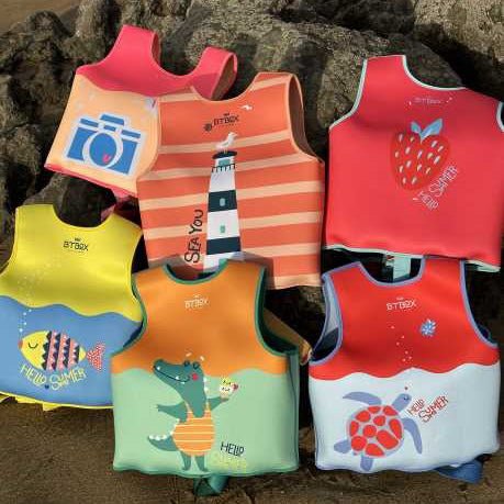 CHALECO FLOTADOR APRENDIZAJE BTBOX ·COCODRILOS· - Happy Moments Baby