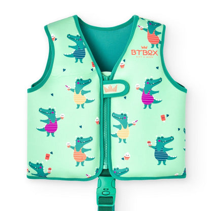 CHALECO FLOTADOR APRENDIZAJE BTBOX ·COCODRILOS· - Happy Moments Baby