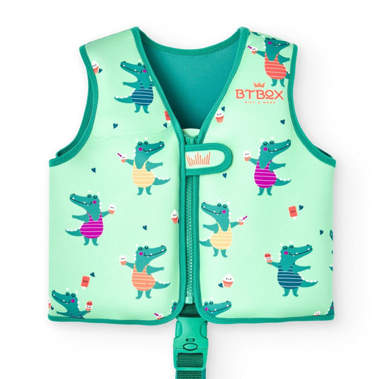 CHALECO FLOTADOR APRENDIZAJE BTBOX ·COCODRILOS· - Happy Moments Baby