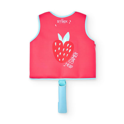 CHALECO FLOTADOR APRENDIZAJE BTBOX ·STRAWBERRIES· - Happy Moments Baby