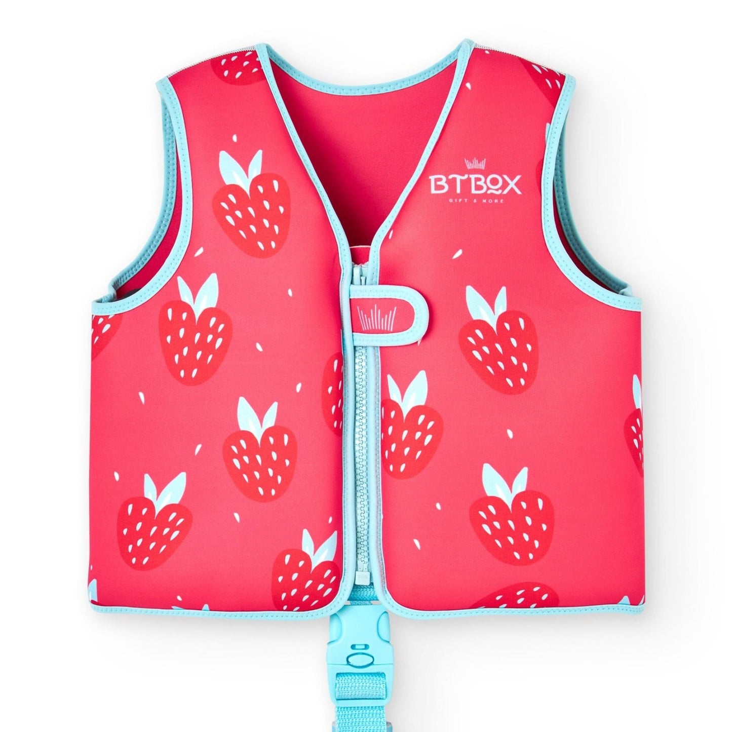 CHALECO FLOTADOR APRENDIZAJE BTBOX ·STRAWBERRIES· - Happy Moments Baby