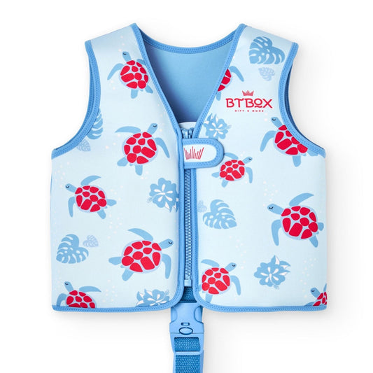 CHALECO FLOTADOR APRENDIZAJE BTBOX ·TORTUGAS· - Happy Moments Baby