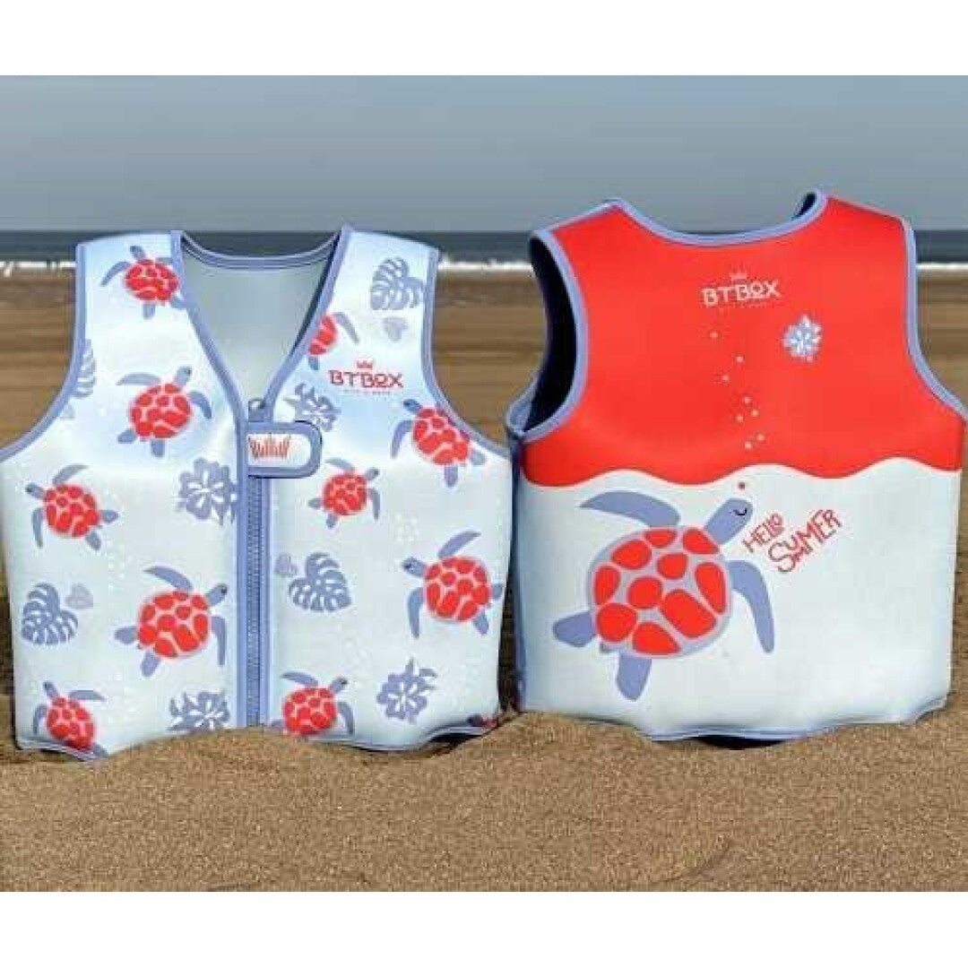 CHALECO FLOTADOR APRENDIZAJE BTBOX ·TORTUGAS· - Happy Moments Baby