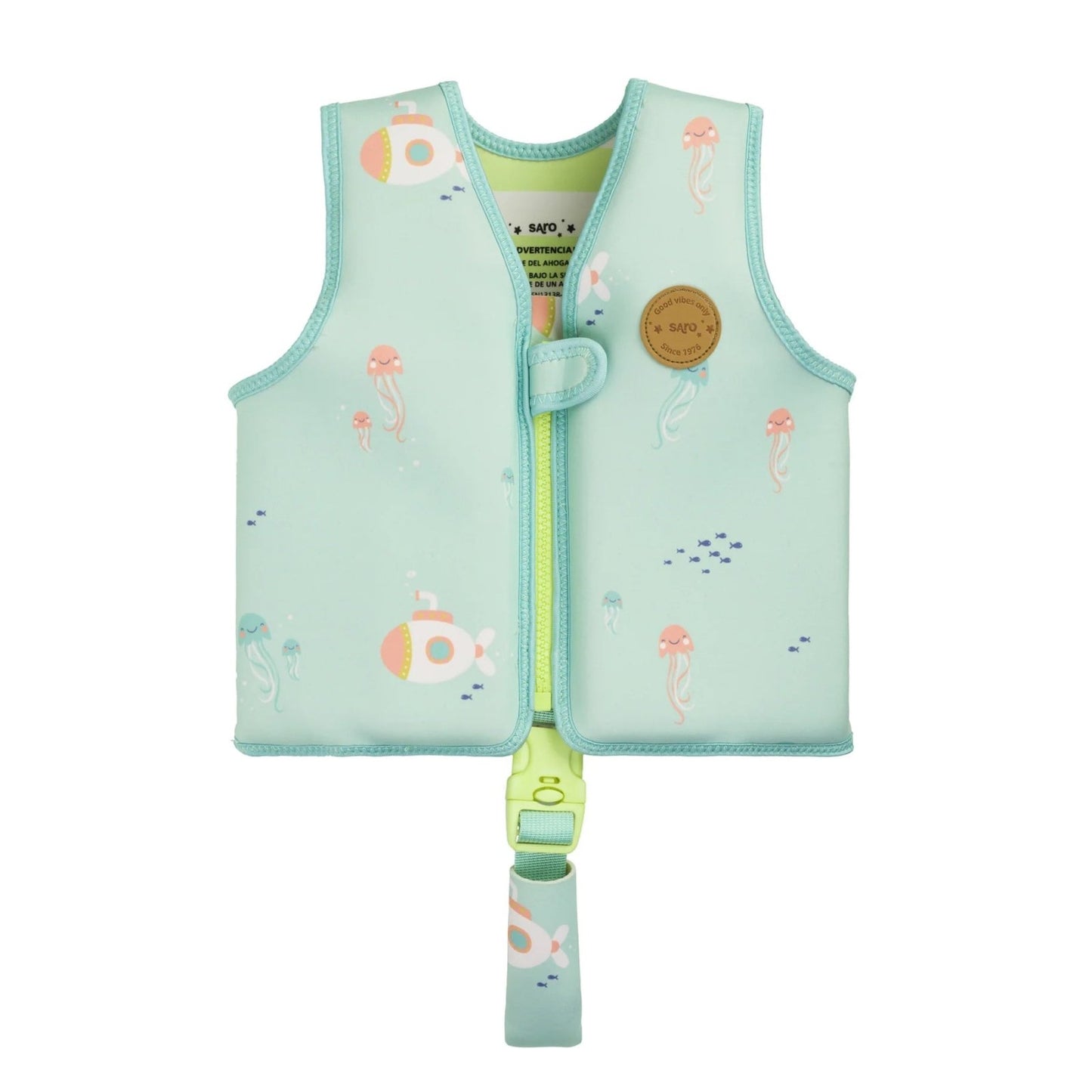 CHALECO FLOTADOR APRENDIZAJE SARO ·BLUE SEA· - Happy Moments Baby
