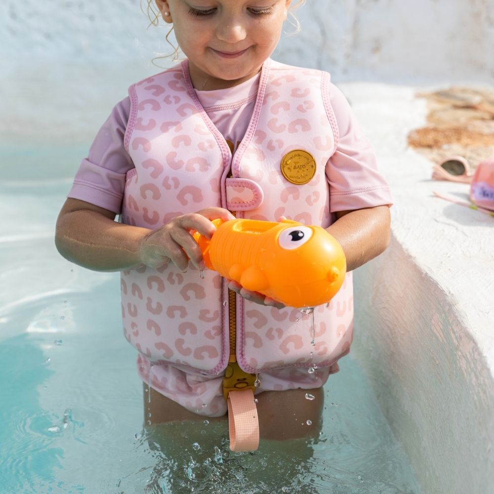 CHALECO FLOTADOR APRENDIZAJE SARO ·BORN TO BE WILD· - Happy Moments Baby