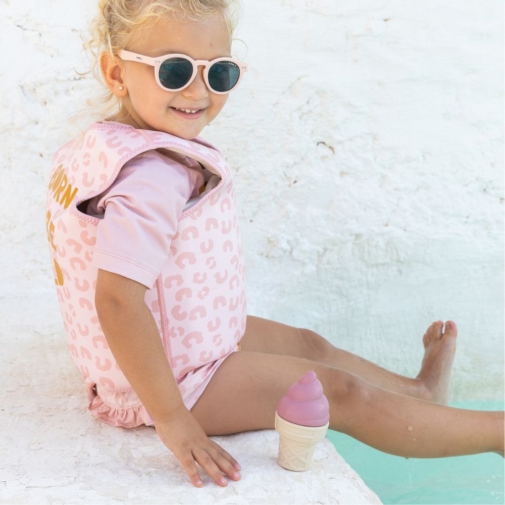 CHALECO FLOTADOR APRENDIZAJE SARO ·BORN TO BE WILD· - Happy Moments Baby