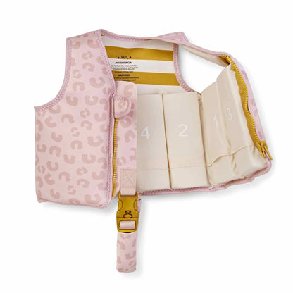 CHALECO FLOTADOR APRENDIZAJE SARO ·BORN TO BE WILD· - Happy Moments Baby