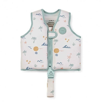 CHALECO FLOTADOR APRENDIZAJE SARO ·GOOD VIBES· - Happy Moments Baby