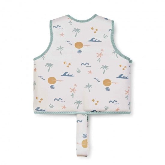 CHALECO FLOTADOR APRENDIZAJE SARO ·GOOD VIBES· - Happy Moments Baby