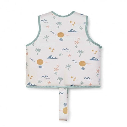 CHALECO FLOTADOR APRENDIZAJE SARO ·GOOD VIBES· - Happy Moments Baby