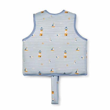 CHALECO FLOTADOR APRENDIZAJE SARO ·NAVY HUGS· - Happy Moments Baby