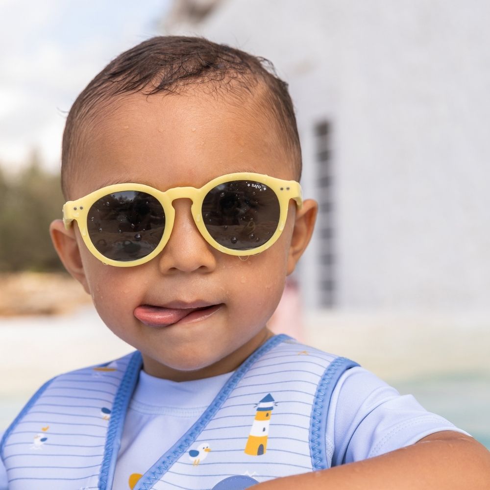 CHALECO FLOTADOR APRENDIZAJE SARO ·NAVY HUGS· - Happy Moments Baby