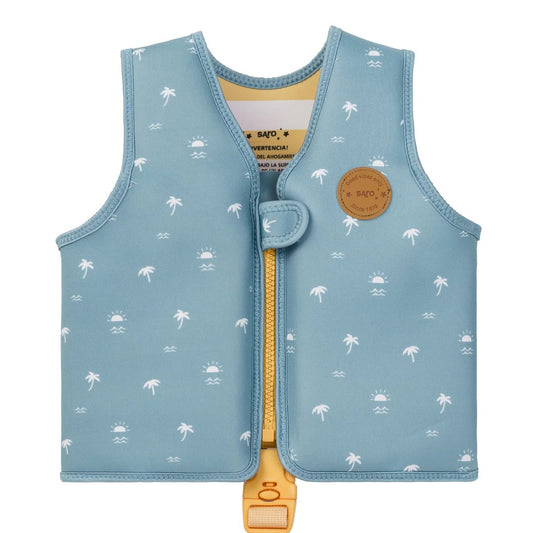 CHALECO FLOTADOR APRENDIZAJE SARO ·PALM SEA· - Happy Moments Baby