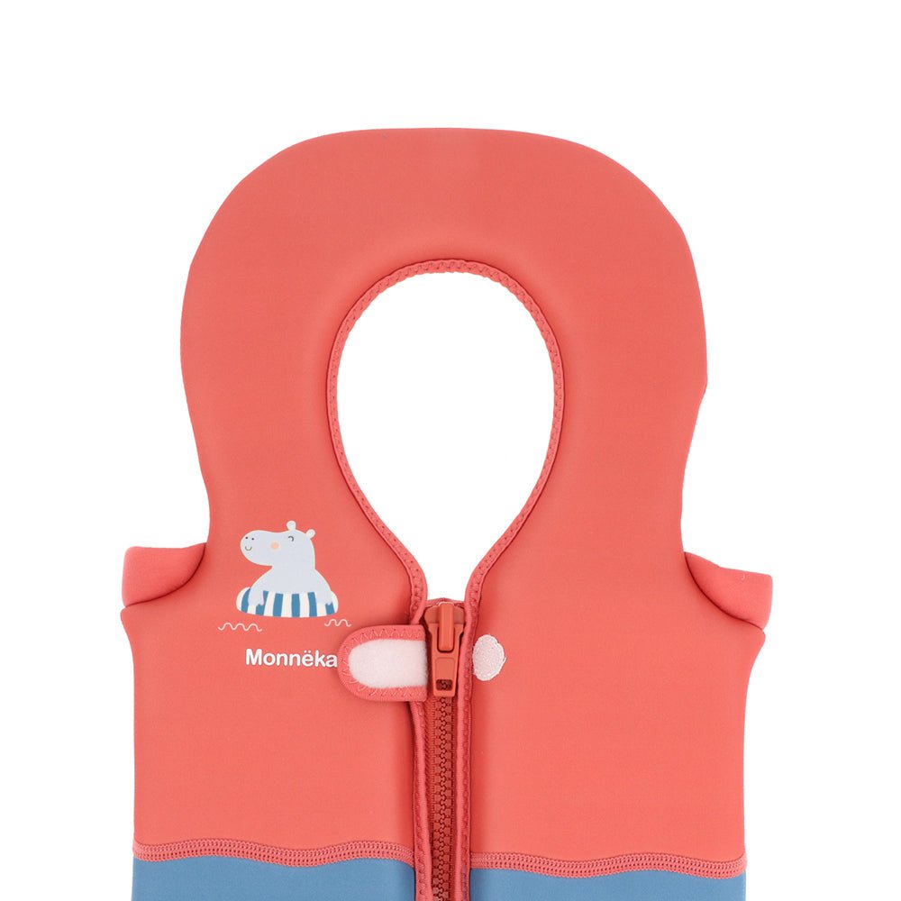 CHALECO FLOTADOR APRENDIZAJE TUTETE ·1 - 2 AÑOS HIPPOS· - Happy Moments Baby