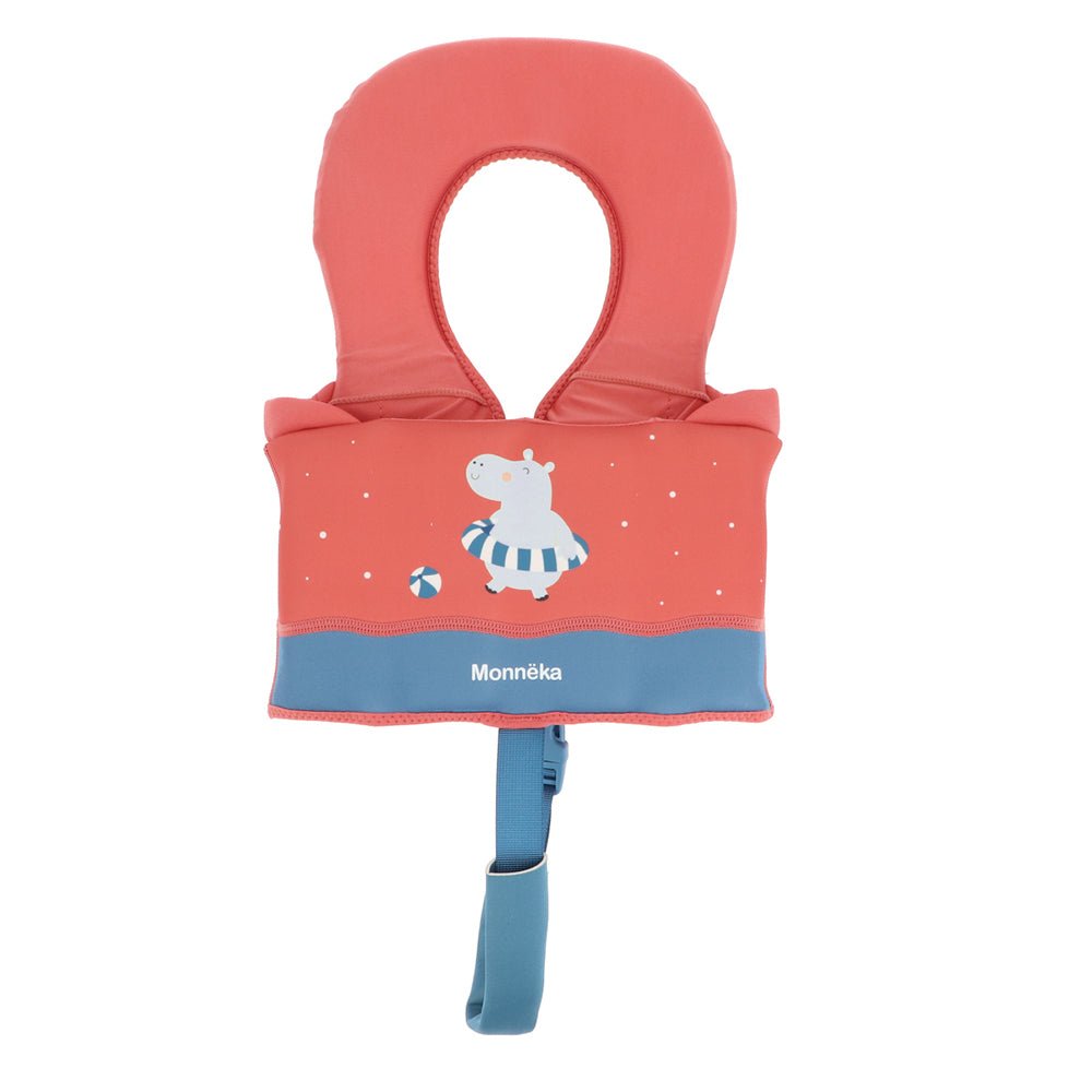 CHALECO FLOTADOR APRENDIZAJE TUTETE ·1 - 2 AÑOS HIPPOS· - Happy Moments Baby