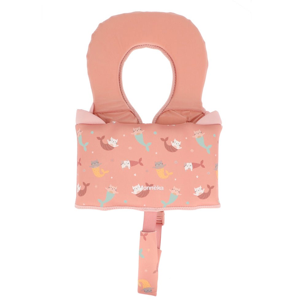 CHALECO FLOTADOR APRENDIZAJE TUTETE ·1 - 2 AÑOS MERMAID CATS· - Happy Moments Baby