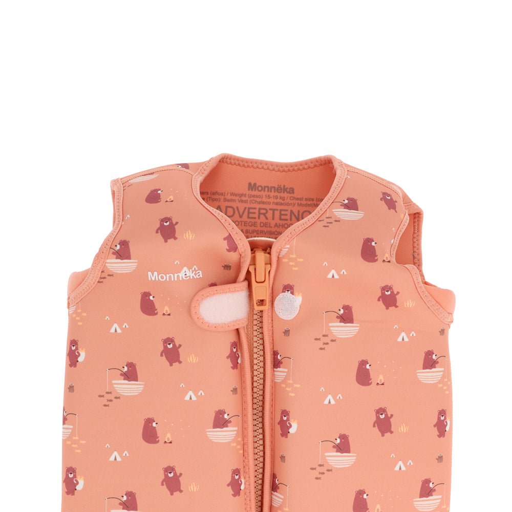 CHALECO FLOTADOR APRENDIZAJE TUTETE ·CAMPING· - Happy Moments Baby