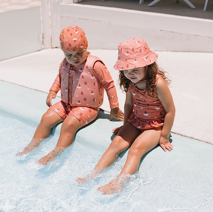 CHALECO FLOTADOR APRENDIZAJE TUTETE ·CAMPING· - Happy Moments Baby