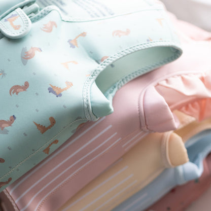 CHALECO FLOTADOR APRENDIZAJE TUTETE ·COOL DINOS· - Happy Moments Baby