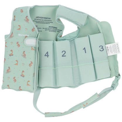 CHALECO FLOTADOR APRENDIZAJE TUTETE ·COOL DINOS· - Happy Moments Baby