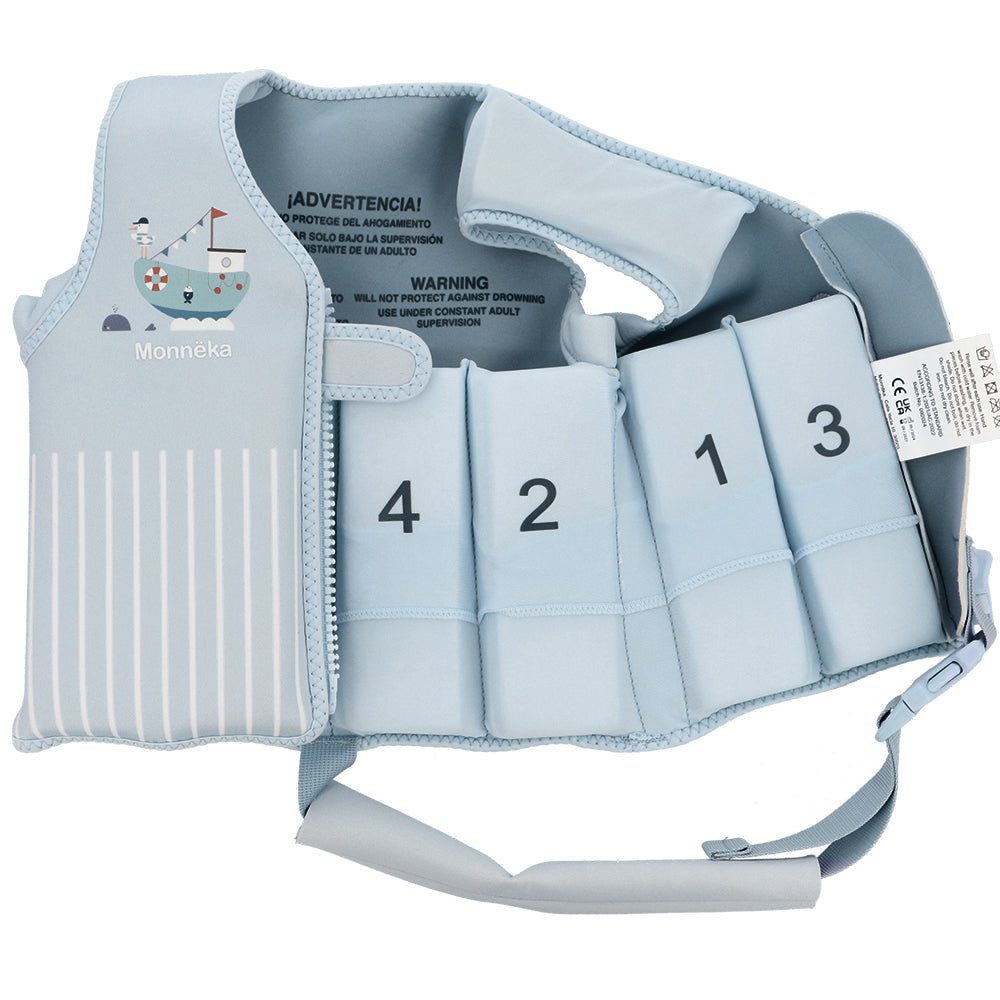 CHALECO FLOTADOR APRENDIZAJE TUTETE ·FISHING BOAT· - Happy Moments Baby