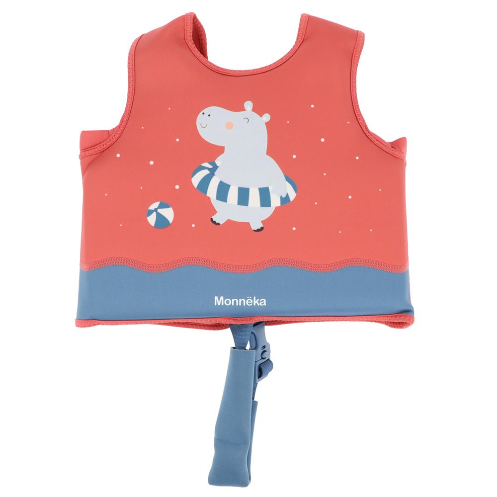 CHALECO FLOTADOR APRENDIZAJE TUTETE ·HIPPOS· - Happy Moments Baby