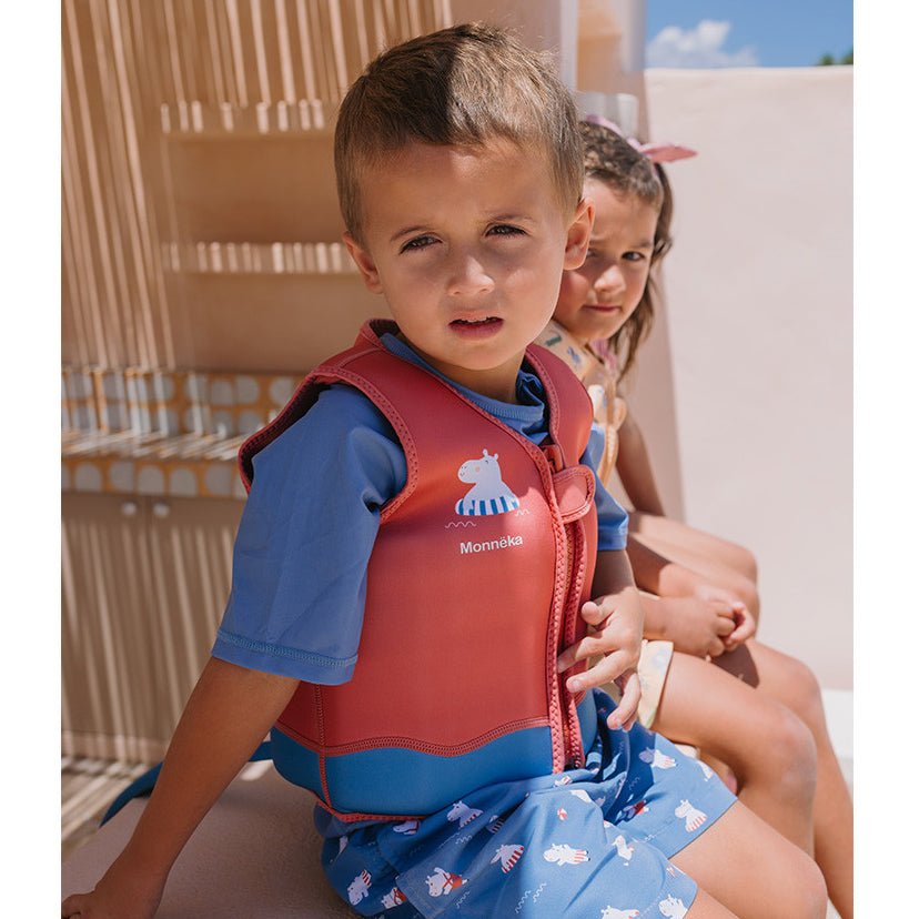 CHALECO FLOTADOR APRENDIZAJE TUTETE ·HIPPOS· - Happy Moments Baby