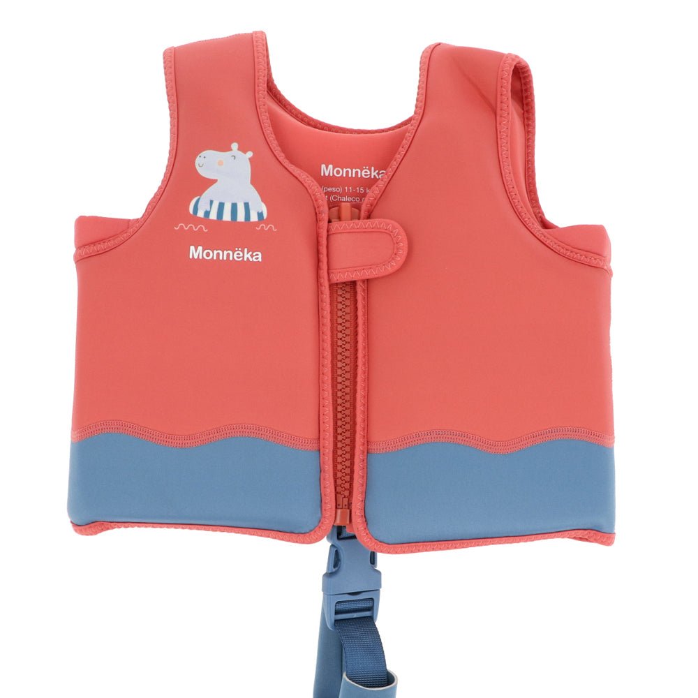 CHALECO FLOTADOR APRENDIZAJE TUTETE ·HIPPOS· - Happy Moments Baby