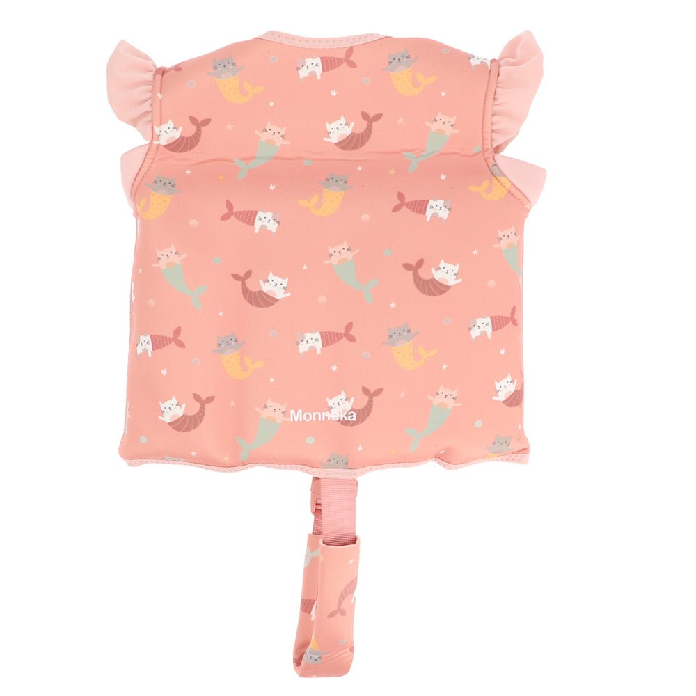 CHALECO FLOTADOR APRENDIZAJE TUTETE ·MERMAID CATS· - Happy Moments Baby