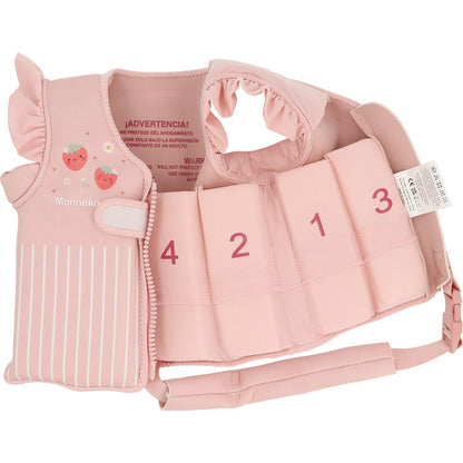 CHALECO FLOTADOR APRENDIZAJE TUTETE ·STRAWBERRIES· - Happy Moments Baby