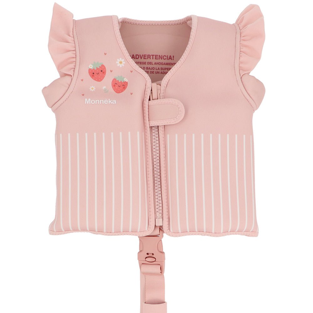 CHALECO FLOTADOR APRENDIZAJE TUTETE ·STRAWBERRIES· - Happy Moments Baby