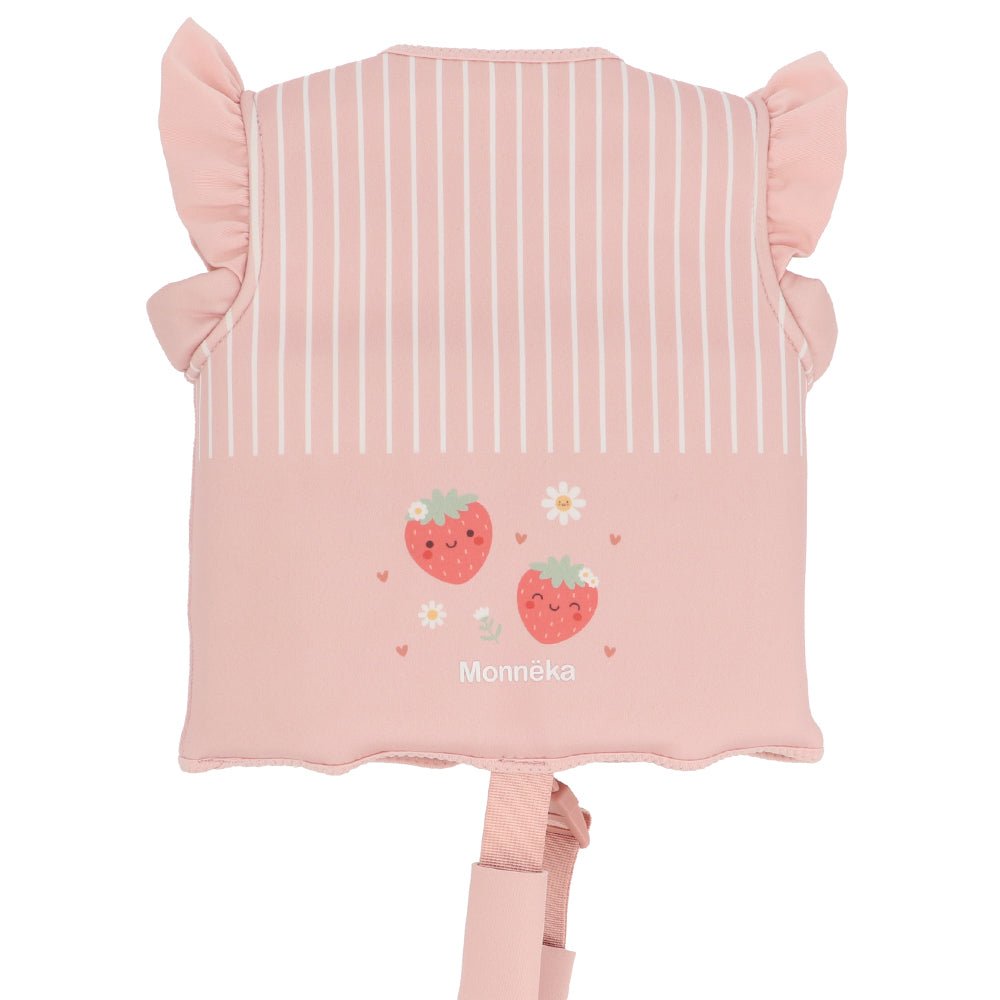 CHALECO FLOTADOR APRENDIZAJE TUTETE ·STRAWBERRIES· - Happy Moments Baby