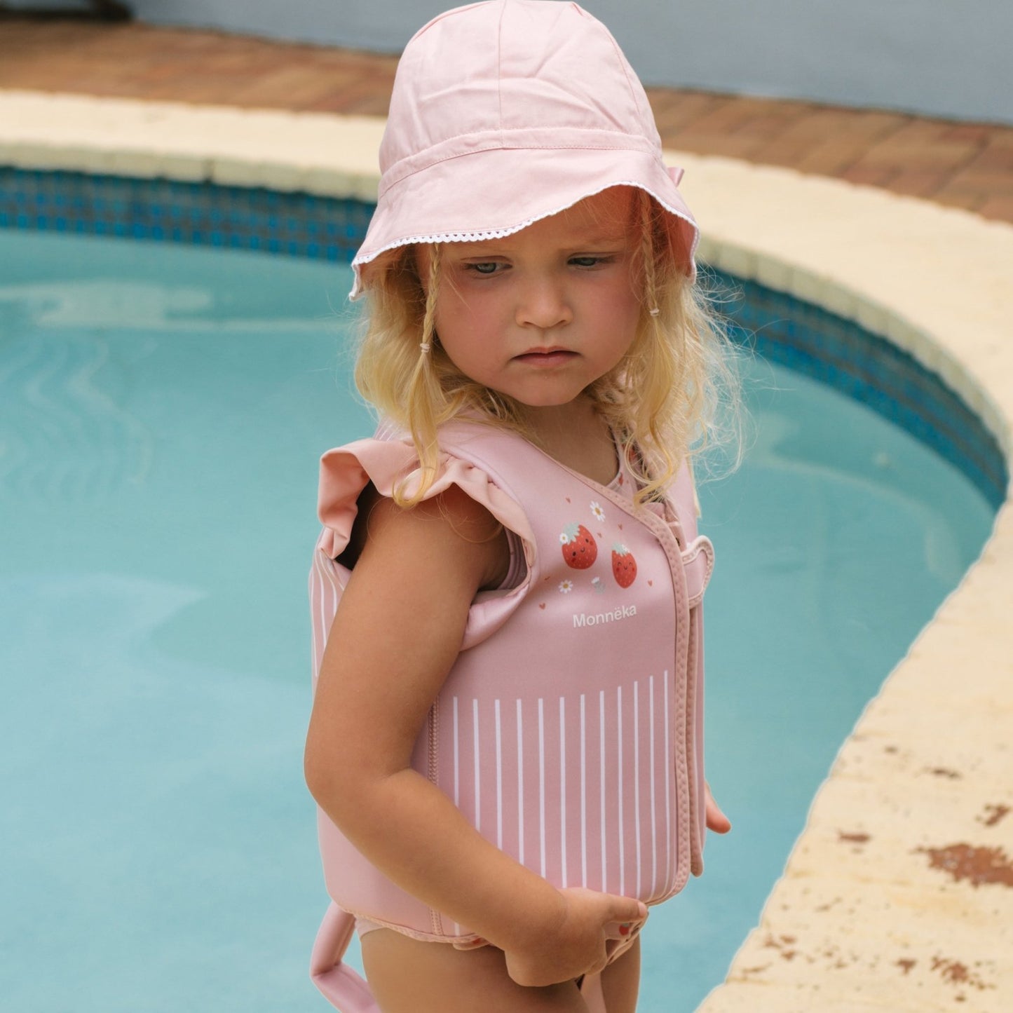 CHALECO FLOTADOR APRENDIZAJE TUTETE ·STRAWBERRIES· - Happy Moments Baby