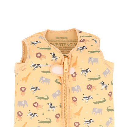 CHALECO FLOTADOR APRENDIZAJE TUTETE ·WILD ANIMALS· - Happy Moments Baby