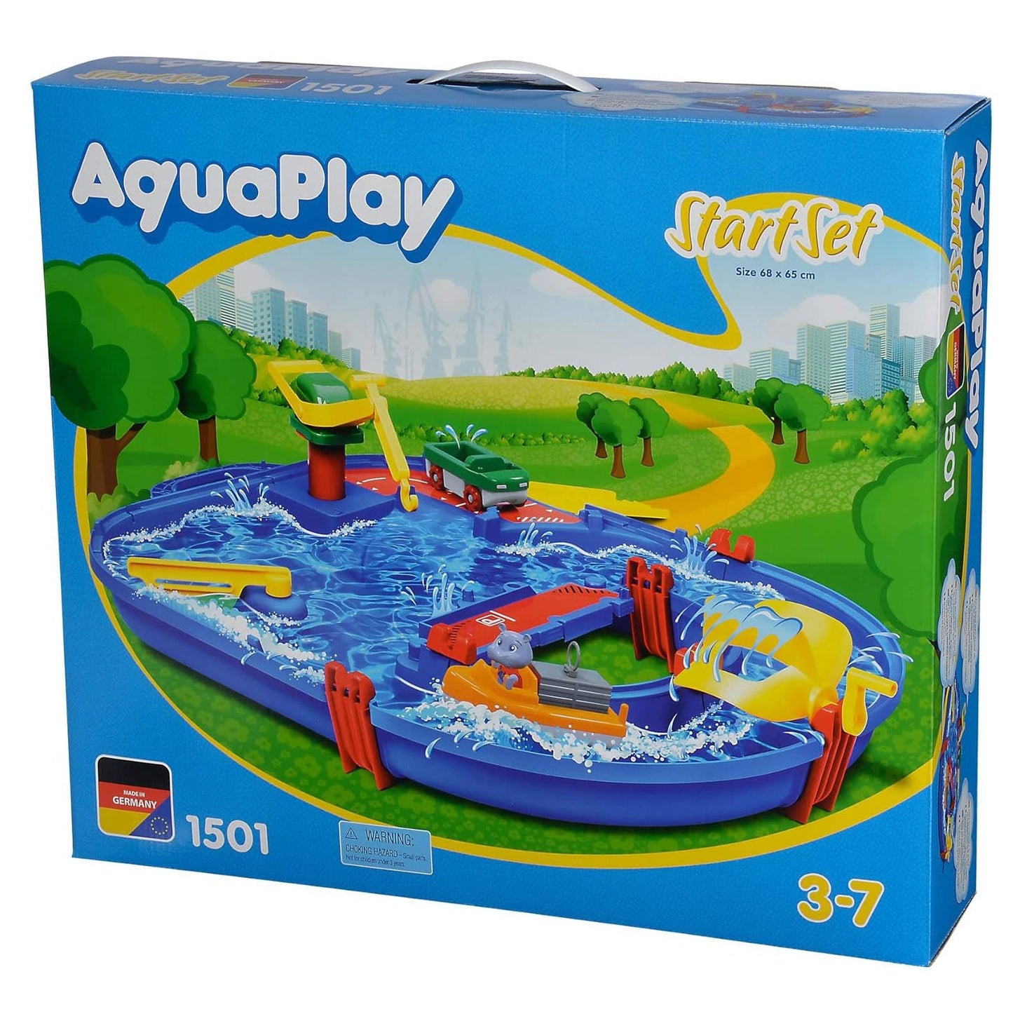 CIRCUITO DE JUEGO ACUÁTICO AQUAPLAY ·STARTER SET WATERWAY· - Happy Moments Baby