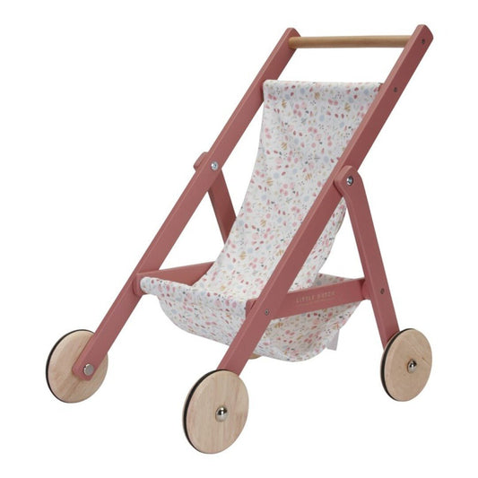 COCHECITO DE MUÑECAS DE MADERA LITTLE DUTCH - Happy Moments Baby