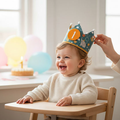 CORONA CUMPLEAÑOS ·ANIMALES CIRCO· - Happy Moments Baby