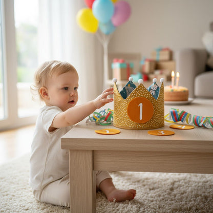 CORONA CUMPLEAÑOS ·ANIMALES CIRCO· - Happy Moments Baby