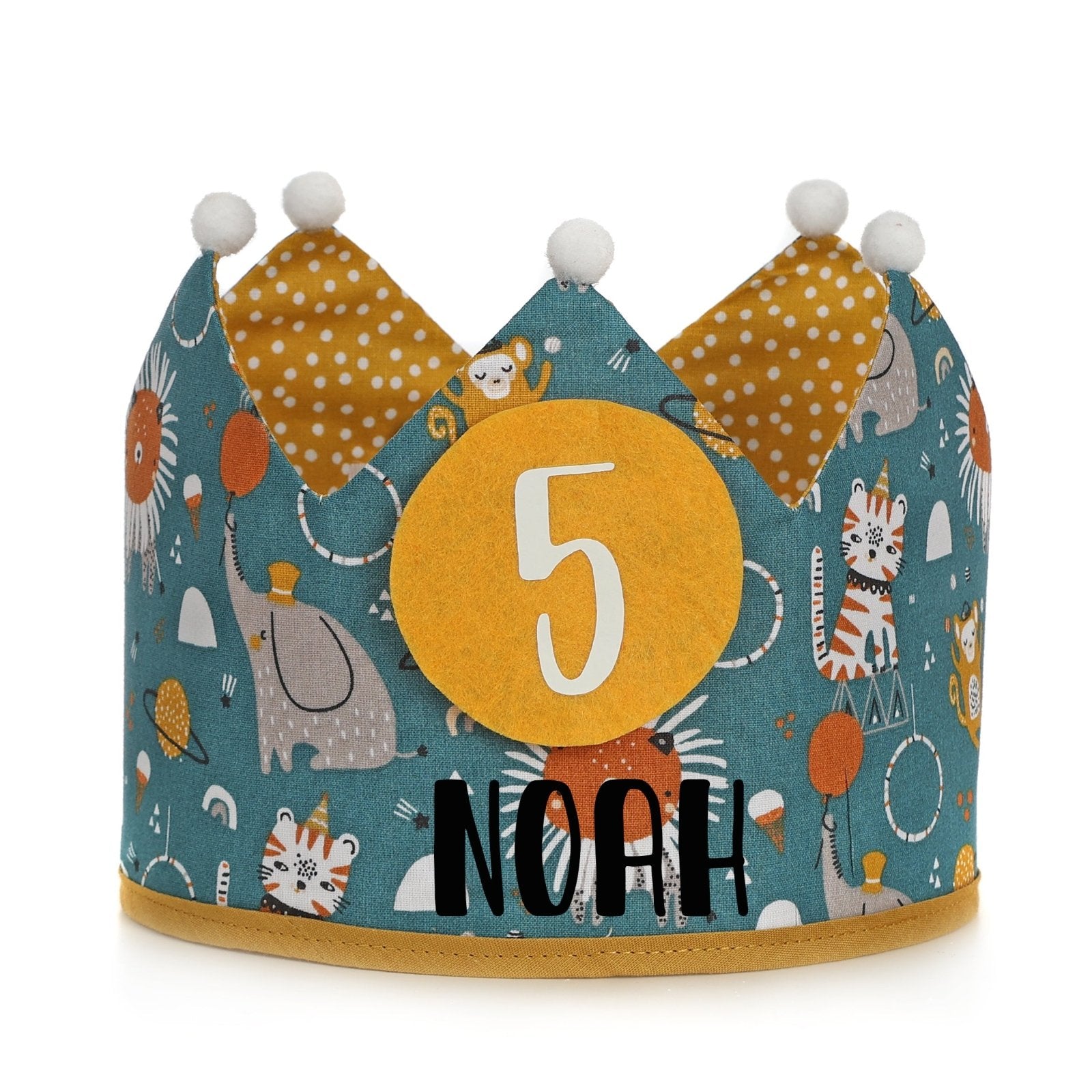 CORONA CUMPLEAÑOS ·ANIMALES CIRCO· - Happy Moments Baby