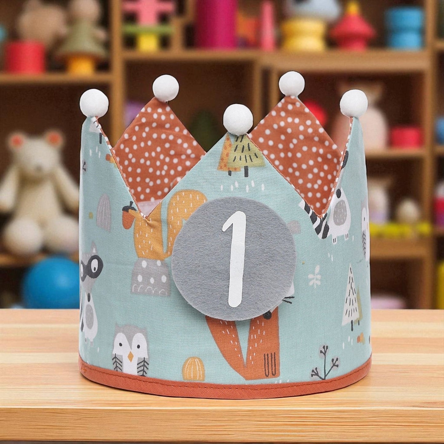 CORONA CUMPLEAÑOS ·BOSQUE· - Happy Moments Baby