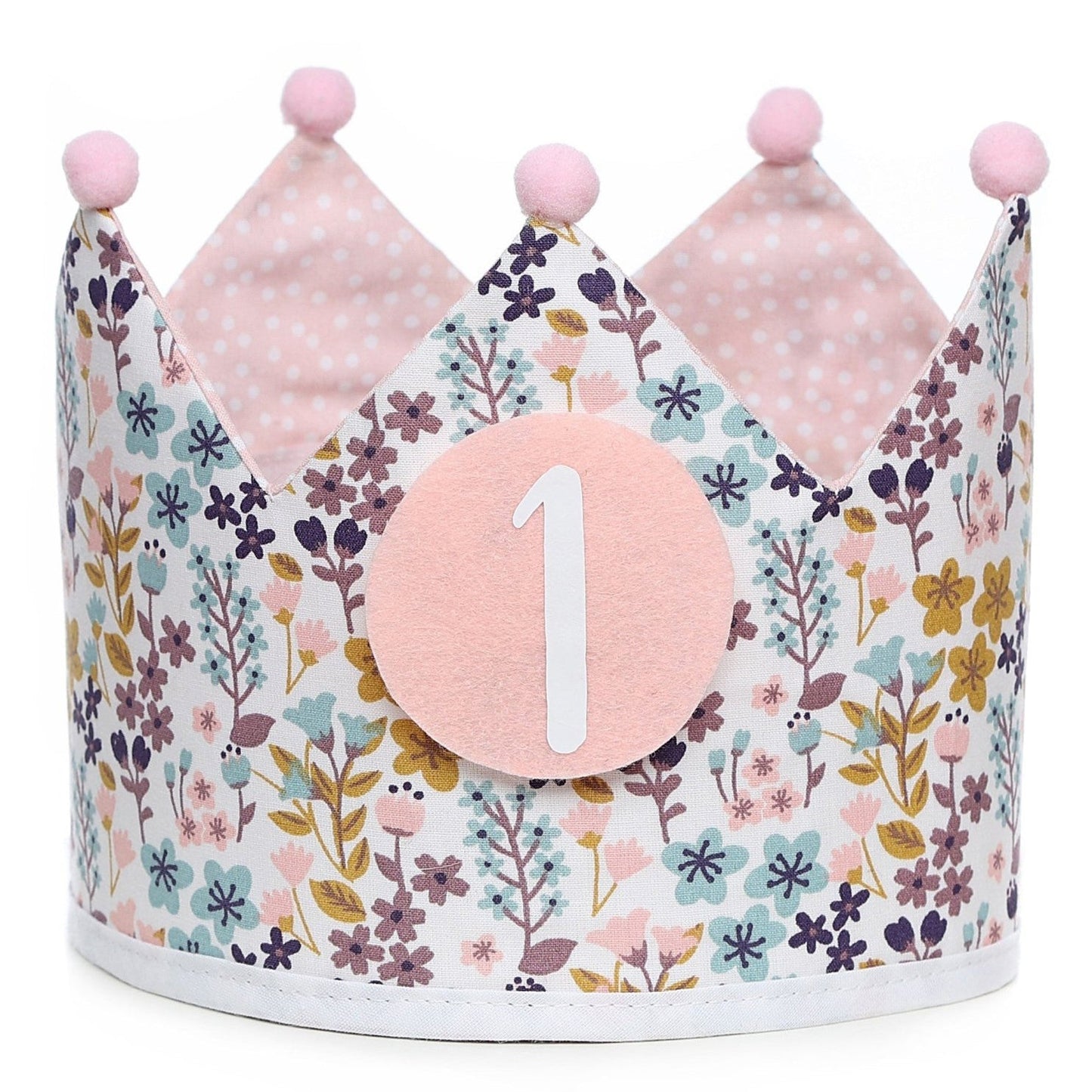 CORONA CUMPLEAÑOS ·FLORES· - Happy Moments Baby