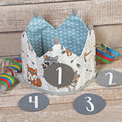 CORONA CUMPLEAÑOS ·INDIO· - Happy Moments Baby