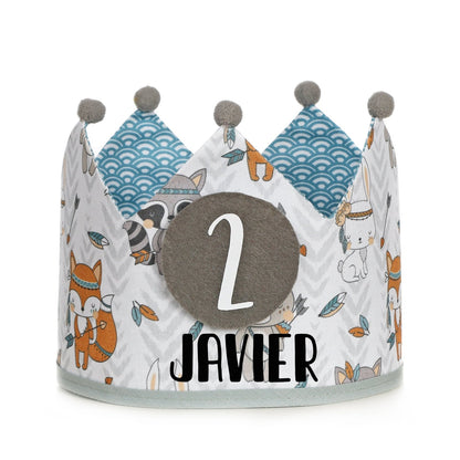 CORONA CUMPLEAÑOS ·INDIO· - Happy Moments Baby