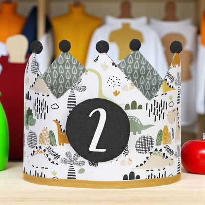 CORONA CUMPLEAÑOS ·JURASSIC· - Happy Moments Baby