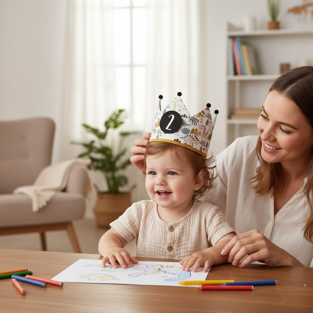 CORONA CUMPLEAÑOS ·JURASSIC· - Happy Moments Baby