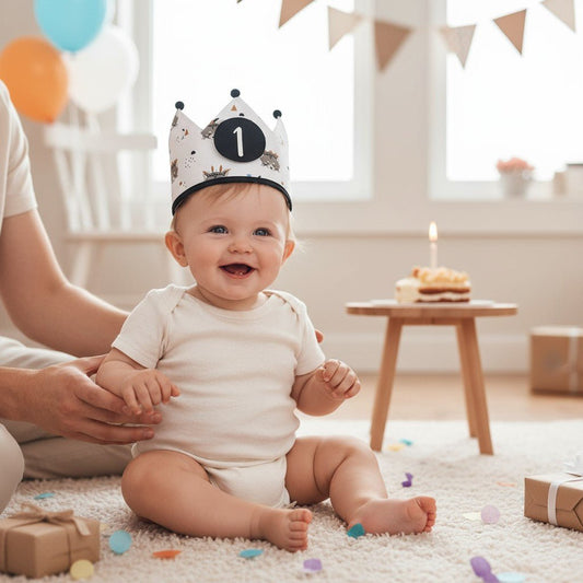 CORONA CUMPLEAÑOS ·MAPACHE· - Happy Moments Baby