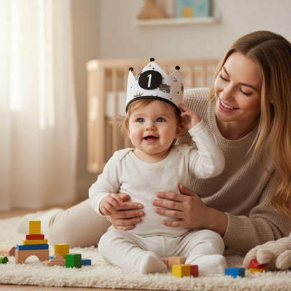 CORONA CUMPLEAÑOS ·MAPACHE· - Happy Moments Baby