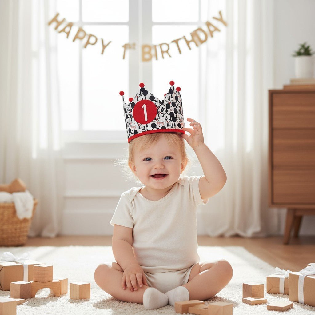 CORONA CUMPLEAÑOS ·MICKEY· - Happy Moments Baby